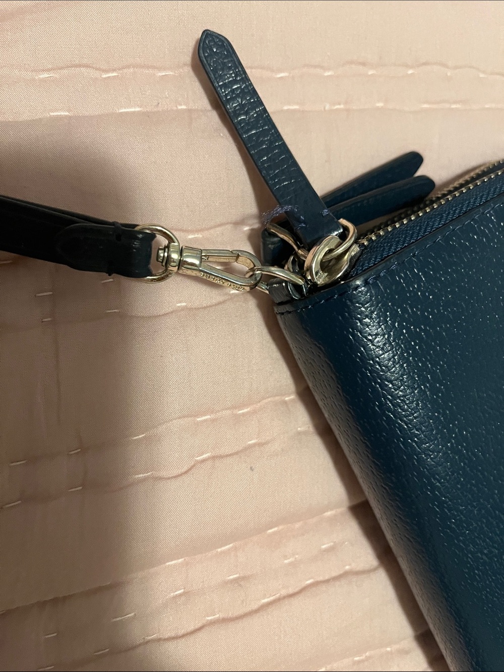 LAST CHANCE
kate spade navy pebbled zip-around wallet - Picture 3 of 9